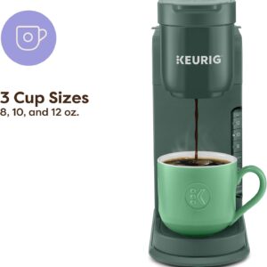 Keurig K-Express Single Serve K-Cup Pod Coffee Maker, 3 Brew Sizes, Strong Button Feature, 42oz Removable Reservoir, Evergreen
